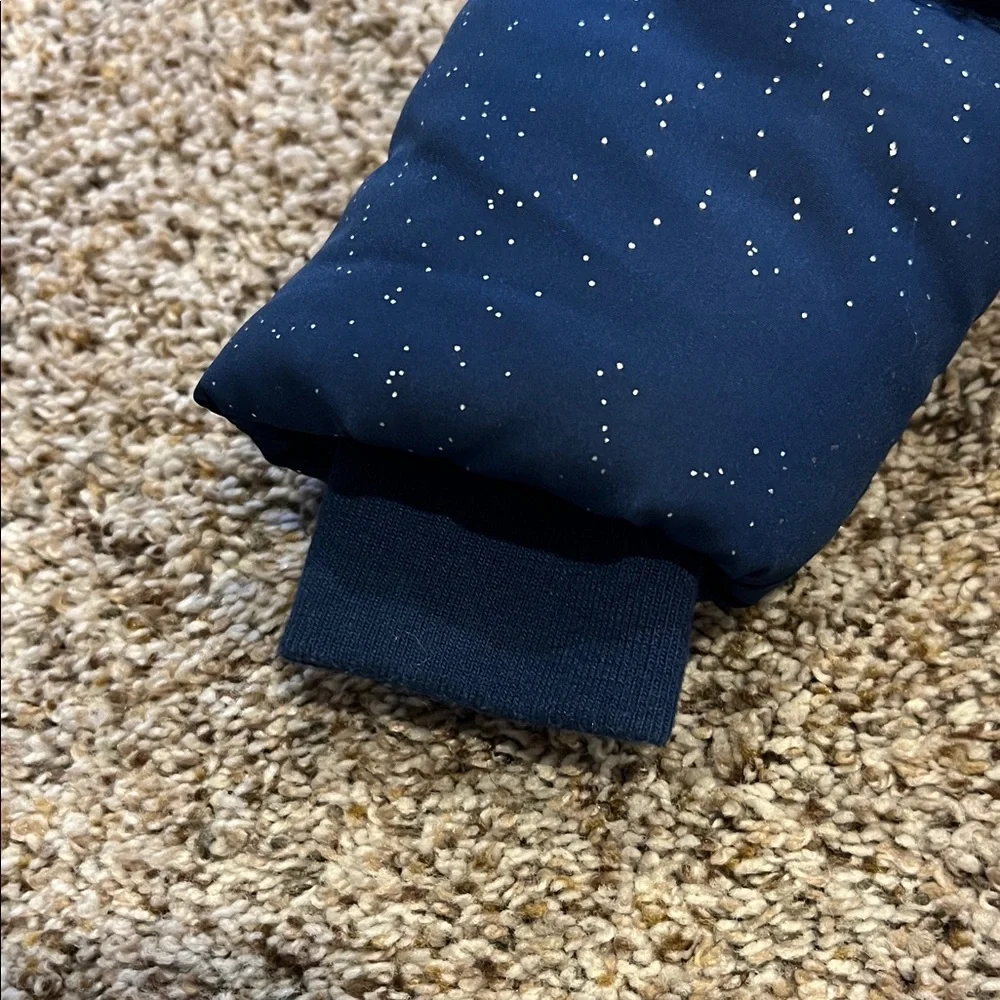 Carter's Pink Fleece Jacket with Navy Trim
